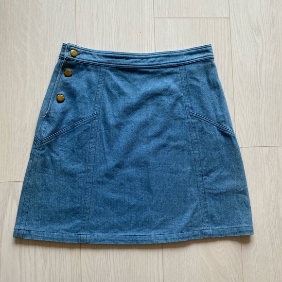 Mo:vint Denim Skirt - Picture 1 of 3